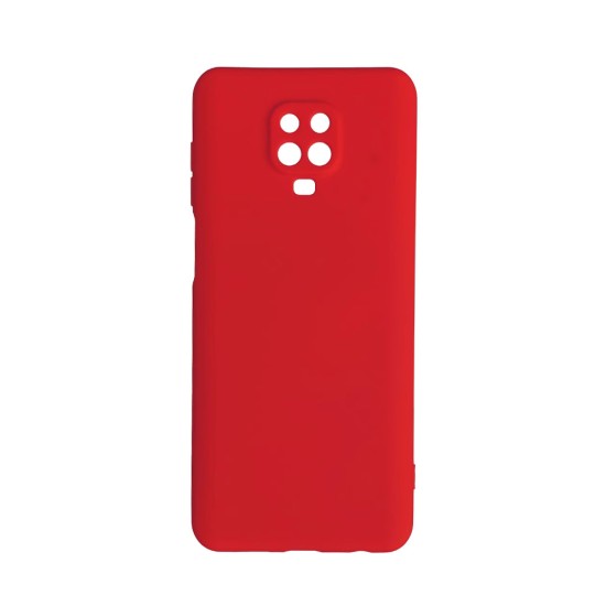 Funda de Silicona para Xiaomi Redmi Note 9S/Note 9 Pro Rojo